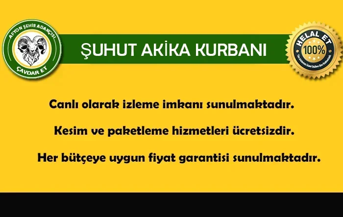 Şuhut Akika Kurbanı