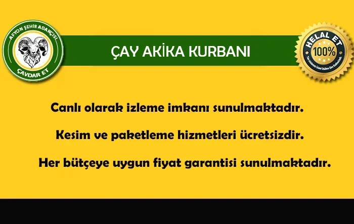 Çay Akika Kurbanı